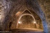 <center></center><center>La Collégiale et la Citadelle. </center> Grande salle de l'hôpital, où on pouvait accueillir une centaine de malades.