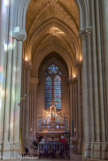 <center>Eglise des Réformés ou de saint-Vincent-de-Paul.</center>Chapelle de l'abside du bas-coté gauche. Autel de Notre-Dame de Tout-Pouvoir.