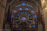 <center>Eglise des Réformés ou de saint-Vincent-de-Paul.</center>Transept gauche. La rose de la foi.