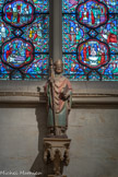 <center>Eglise des Réformés ou de saint-Vincent-de-Paul.</center>Statue de Saint-Augustin (4 ème siècle).