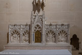 <center>Eglise des Réformés ou de saint-Vincent-de-Paul.</center>Collatéral de gauche.  Huitième chapelle. Autel de Saint Joseph en marbre blanc. Plusieurs bas-reliefs illustrent l'enfance de Jésus : le mariage de Marie et Joseph ; la Fuite en Egypte ; la sainte Famille ; la mort de Joseph.