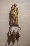 <center>Eglise des Réformés ou de saint-Vincent-de-Paul.</center>Collatéral de gauche. Huitième chapelle. Statue de carton-pierre de Saint Joseph.