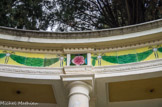 <center>Le jardin Fontana Rosa </center>Etoile à cinq branches, symbole franc-maçon.