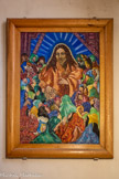 <center>Chapelle de droite</center>Jésus bénissant les enfants, 1947, de Francis Rimbaud.