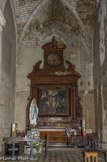 <center>Chapelle Notre Dame de Lourdes.</center>Cette chapelle est aussi appelée de l'Épiphanie à cause du tableau central, copie d'un Rubens de 1624.