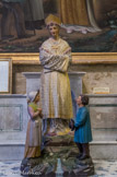 <center>Apparition de Notre Dame de la Salette 1846. </center><center>Église Saint-Maxime de Saint-Maime.</center> Apparition de Notre Dame de la Salette 1846. Groupe en terre cuite du même sujet, 1866.