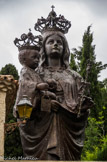 <center>St Jean Cap Ferrat</center>La vierge en bronze (11,42 m de haut) a été construite en 1904 à la demande d'un riche négociant  niçois, Auguste Gal, à la suite de la réalisation d'un vœu. Elle a été réalisée par le sculpteur italien Galbusieri. Elle est inspirée de Notre-Dame de Laguet.