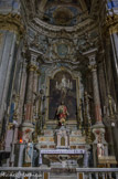 <center>Eglise de l'Assomption.</center> La grande chapelle centrale de la paroi de droite est dédiée à l'Ascension du Seigneur sur toile de 1726, attribuée à Milan Giuseppe Massa.