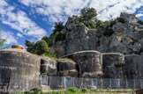 <center>Sainte-Agnès</center>Les casemates du fort.