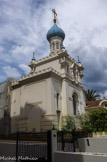 <center>Menton. Notre-Dame, Joie de tous les Affligés</center>A la fin du siècle dernier, la colonie russe est relativement importante sur la Côte d’Azur.
Ainsi, en 1880, c’est la grande duchesse Anastasia, (petite fille de l’empereur Nicolas Ier et tante du tsar Nicolas II), qui décide de fonder une société russe appelée « Association orthodoxe russe de Sainte-Anastasie », afin de permettre aux jeunes poitrinaires de son pays de venir séjourner dans une maison de repos.