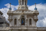 <center>Menton. Notre-Dame, Joie de tous les Affligés</center>Quelques années plus tard, en 1892, est construite l’église orthodoxe de la rue Paul Morillot, grâce à des fonds recueillis par la grande duchesse Anastasia, provenant de dons de riches familles russes. L’église, dont les plans sont réalisés par l’architecte danois Hans Georg TERSLING, est consacrée le 24 octobre 1892. Dédiée à la Vierge et à Saint-Nicolas, son nom entier est : « Eglise de Notre-Dame joie des affligés et Saint-Nicolas le Thaumaturge ».