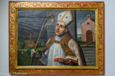 <center>Saint Louis d'Anjou (Brignoles, 1274-1297)</center>Vicente Carducci XVIe-XVIIe siècles Peinture sur bois. «Saint Louis évêque de Marseille renonça à trois couronnes et ressuscita douze morts. » Patron des otages et des prisonniers, le fils de Charles II d'Anjou, comte de Provence, mène très jeune une vie de dévotion. Otage pendant sept ans du roi d'Aragon, il entre, à sa libération, chez les Franciscains et est fait évêque de Toulouse.