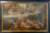 <center>La peste dans la ville de Marseille en 1720</center>Anonyme, d'après Michel Serre. 1755. Huile sur toile. Cette représentation est inspirée du tableau de Michel Serre, conservé au musée Atger de Montpellier. Elle représente le Chevalier Roze et les échevins à la Tourette, entourés des cadavres et des pestiférés. Le nom de l'artiste figurant sur la signature est illisible.