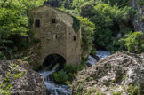 <center>Moulin de la Foux</center>L'implantation de moulins à la résurgence est très ancienne, antérieure à 1097 où une dotation a été faite au chapitre de Nîmes par la famille de Vissec. Les moulins furent rasés en 1629 sous l'ordre du duc de Rohan car ils servirent de refuge à Pierre de Montfaucon, baron de Vissec durant les troubles religieux. L'un des moulins fut emporté par une inondation en 1741. Le marquis de Vissec, baron d'Hierle (Hyerle ou Yrle), Michel de Montfaucon eut d'énormes difficultés à trouver des maçons qui acceptèrent les travaux de reconstruction du fait de la situation du lieu. L'activité cessa en 1907 lorsqu'une crue provoqua une destruction fatal