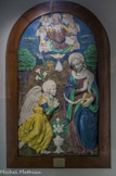 <center>Le musée.</center>L'Annonciation (XVIe siècle). Attribuée à l'Ecole des Della Robbia.