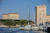 <center>Pharo et tour du roi René</center>Le Palais du Pharo est un monument marseillais dont la construction fut ordonnée par Louis Napoléon Bonaparte pour l'Impératrice Eugénie : lors d'une visite à Marseille en 1852, Napoléon III souhaite la construction d'une résidence, en 1855 la ville offre à Napoléon III le site du Pharo. Le palais du Pharo devait être le reflet de la résidence de l'impératrice à Biarritz, 