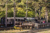 <center>Puget-Théniers</center>Ancienne locomotive et anciens wagons.