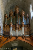 <center>Saint Guilhem le Désert. </center> L’orgue historique construit en 1782 par le célèbre facteur d’orgue J.P.Cavaillé. Il est aujourd’hui l’un des plus magnifiques témoins de l’Orgue Classique Français.