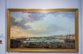 <center>Le musée de la Marine</center>Le port vieux de Toulon. La vue est prise du côté des magasins aux vivres, 1756. D'après Joseph Vernet.