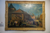 <center>Le musée de la Marine</center>Visite de Seignelay et Vivonne à l'arsenal des galères de Marseille, 1678. D'après une peinture de l'école française du XVIIe siècle.