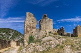 <center>Saint-Montan</center>Le château du XIIe-XIIIe. Aula (habitation seigneuriale) de Saint-Montan, qu'on appelle aujourd'hui chapelle Saibte-Catherine.