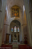 <center>Eglise de St Trophime</center>L'arc triomphal est surmonté d'un tableau de Finsonius (1614) : la Lapidation de saint Etienne.