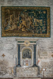 <center>Eglise de St Trophime</center>Plusieurs tapisseries d'Aubusson (fin du XVIIe s.) représentant des scènes de la vie de la Vierge sont accrochées aux murs. La Nativité avec les bergers.