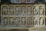 <center>Eglise de St Trophime</center>Très beau sarcophage chrétien (IVe ou Ve s.) à deux rangs de sculptures, ayant servi de fonts baptismaux.