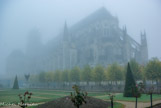 <center><center>La Cathédrale </center></center><center>La Cathédrale </center> Vue des jardins de l'Archevéché.