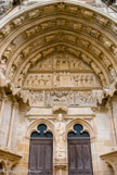 <center><center>Portail de st Ursin.</center></center><center>Portail de st Ursin.</center> St Ursin est le premier évêque de Bourges qui construisit la première église de la ville, au début de l'ère chrétienne.