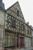 <center>Maison à pans de bois de la rue Bourbonnoux. </center>