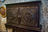 <center>Hôtel Lallemant. </center> Cabinet en bois  du milieu du XVII.