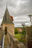 <center>Château d'Aynay-le-Viel. </center> Sur le chemin de ronde.