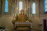 <center>Eglise de St Geoire en Valdaine</center><center>Eglise de St Geoire en Valdaine. </center>L’autel en bois avec ses deux tabernacles est anachronique. Il a été rapporté par le maréchal Guillaume Dode de la Brunerie de sa campagne espagnole avec Napoléon 1er .