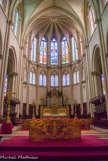 <center><center>Cathédrale St Pierre. </center> </center><center>Cathédrale St Pierre. </center> Choeur néogothique. Au fond, orgue d'accompagnement, puis Maitre Autel en Onyx, devant Autel de Koeppelin,1985.