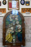 <center>Notre Dame de La Garde</center>Annonciationde Della Robbia de la première chapelle à droite.