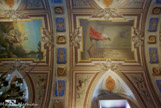 <center></center><center>Eglise de Ste Marguerite. </center> Plafond peint par Gastaldi.