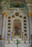 <center></center><center>Eglise de Ste Marguerite. </center>L’autel de Notre Dame du Rosaire est l’ultime témoin d’une confrérie de dames du XV° siècle dont le siège était la chapelle sainte Lucie désaffectée en 1799. Autour de la statue, les mystères de la Vierge.