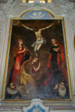 <center></center><center>Eglise de Ste Marguerite. </center> La Crucifixion due à Marc-Antoine Otto.