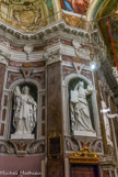 <center>Sanctuaire de Notre Dame de la Côte.</center>Statues en plâtre du XIX siècle, oeuvres du sculpteur Sanremois Filippo Ghersi, représentant Moïse et Judith.