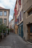 <center>Millau</center>Rue de la Capelle, ancienne rue de la boucherie (bocaria), XIIIe siècle..