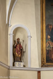 <center>Millau</center>Église Saint-Martin. Statue de Saint-Martin.