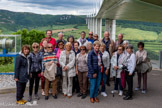 <center>Sentier des Explorateurs avec le Viaduc de Millau.</center>