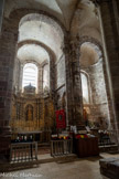 <center>L'église abbatiale Sainte-Foy</center>Déambulatoire côté sud.