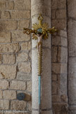 <center>Nasbinals. Église Sainte-Marie. </center>Crucifix de procession.