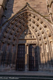 <center>La cathédrale Notre-Dame de Rodez</center>Le magnifique portail du transept nord est achévé quelques années après celui du sud, sous l'épiscopat de Bertrand de Chalençon.