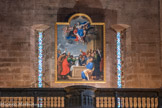 <center>La cathédrale Notre-Dame de Rodez</center>L'Assomption de la Vierge et les douze apôtres du ruthénois Laurent Bassot en 1662, récemment restaurée, provenant de la chapelle du château d'Ortholès.