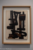 <center>Le musée Soulages.</center>Brou de noix sur papier 48,1 x 32,8 cm 1949
Donation Pierre et Colette Soulages, 2005.
Cette œuvre a bénéficié du soutien de la Fondation BNP Paribas dans le cadre d’une opération de conservation préventive.