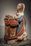 <center>Le musée Fenaille </center>Vierge de l’Annonciation
Début 16e siècle. Calcaire polychrome.