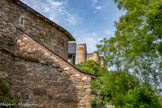 <center>Najac</center>Le château, vu de la maison du Gouverneur.